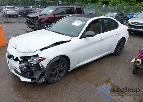 2021 Alfa Romeo Giulia Ti Rwd from USA, damaged, VIN ZARFAMBN9M7640461